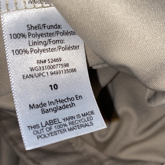 Wonder Nation tan pleated private school girls skirt size 10 - Picture 3 of 5